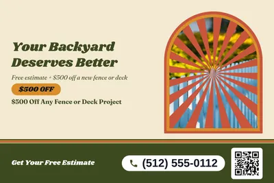 Retro 70s · Photo Frame: Your Backyard Deserves Better