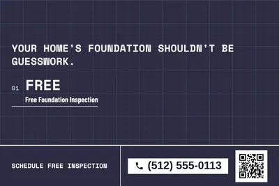 Blueprint · Offer Menu: Your Home's Foundation Shouldn't Be Guesswork.