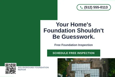 Bold Color Block · Corner Accent: Your Home's Foundation Shouldn't Be Guesswork.