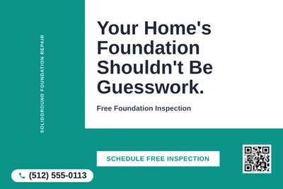 Bold Color Block · L-Shape Block: Your Home's Foundation Shouldn't Be Guesswork.