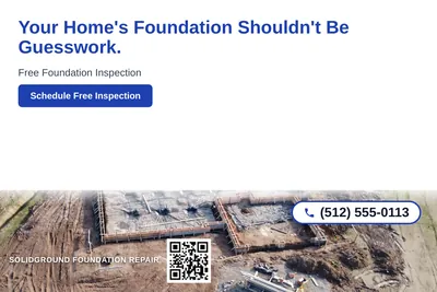 Clean Photo · Photo Bottom Strip: Your Home's Foundation Shouldn't Be Guesswork.