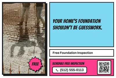 Comic pop · Photo Frame: Your Home's Foundation Shouldn't Be Guesswork.