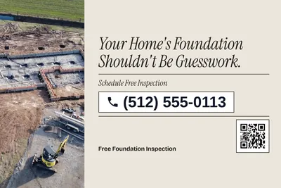 Contemporary · Phone Billboard: Your Home's Foundation Shouldn't Be Guesswork.