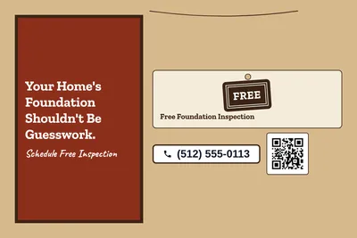 Kraft and stamp · Offer Menu: Your Home's Foundation Shouldn't Be Guesswork.