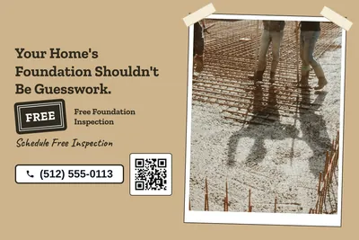 Kraft and stamp · Split: Your Home's Foundation Shouldn't Be Guesswork.