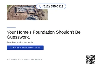 Minimal White · Bottom Heavy: Your Home's Foundation Shouldn't Be Guesswork.