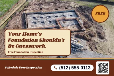 Retro 70s · Photo Hero: Your Home's Foundation Shouldn't Be Guesswork.