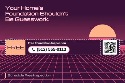 Synthwave · Coupon: Your Home's Foundation Shouldn't Be Guesswork.