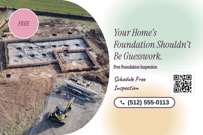 Soft watercolour · Photo Hero: Your Home's Foundation Shouldn't Be Guesswork.