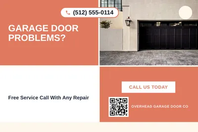 Bold Color Block · Checkerboard: Garage Door Problems?