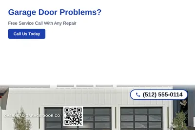 Clean Photo · Photo Bottom Strip: Garage Door Problems?
