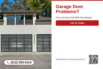 Clean Photo · Photo Left, Text Right: Garage Door Problems?