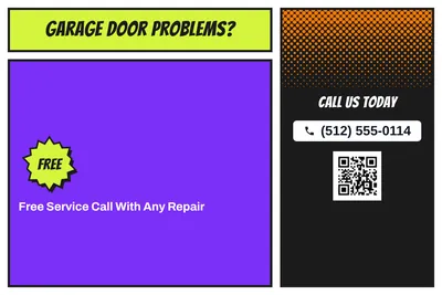 Comic pop · Offer Menu: Garage Door Problems?