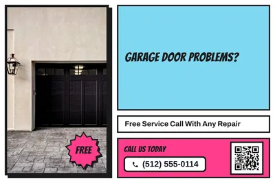 Comic pop · Photo Frame: Garage Door Problems?