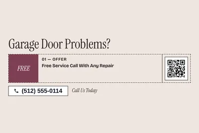 Contemporary · Coupon: Garage Door Problems?