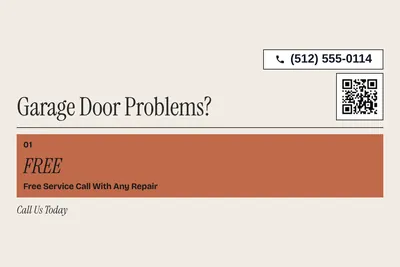 Contemporary · Offer Menu: Garage Door Problems?