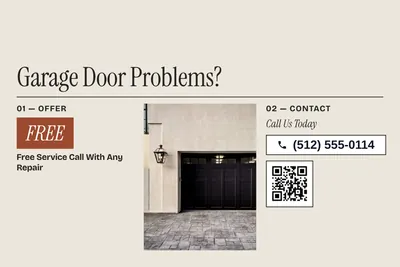 Contemporary · Photo Frame: Garage Door Problems?