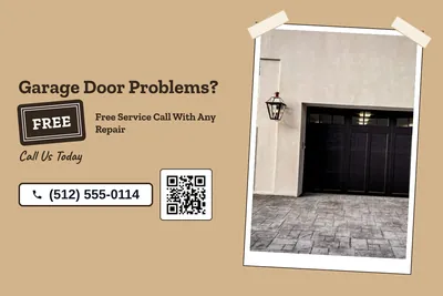 Kraft and stamp · Photo Frame: Garage Door Problems?