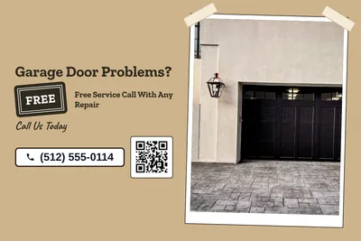 Kraft and stamp · Split: Garage Door Problems?