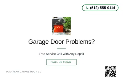 Minimal White · Centered Elegant: Garage Door Problems?