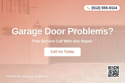 Modern Gradient · Centered Stack: Garage Door Problems?
