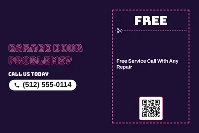 Neon night · Coupon: Garage Door Problems?