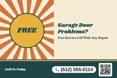 Retro 70s · Big Offer: Garage Door Problems?