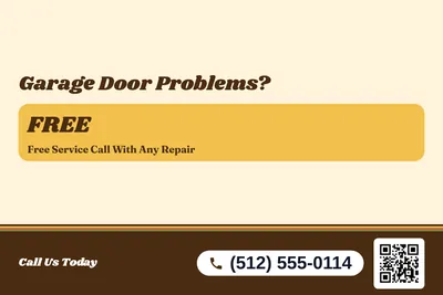 Retro 70s · Offer Menu: Garage Door Problems?