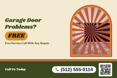Retro 70s · Photo Frame: Garage Door Problems?