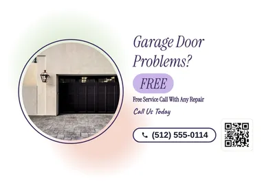 Soft watercolour · Photo Frame: Garage Door Problems?