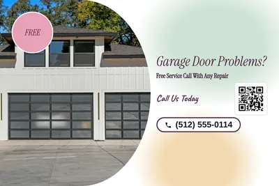 Soft watercolour · Photo Hero: Garage Door Problems?