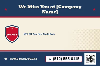 Vintage Americana · Checklist: We Miss You at [Company Name]