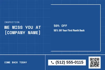 Blueprint · Checklist: We Miss You at [Company Name]