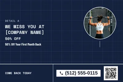 Blueprint · Photo Frame: We Miss You at [Company Name]