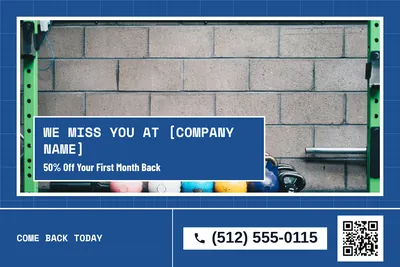 Blueprint · Photo Hero: We Miss You at [Company Name]