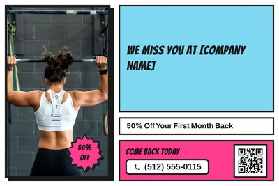 Comic pop · Photo Frame: We Miss You at [Company Name]
