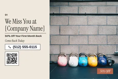 Contemporary · Photo Hero: We Miss You at [Company Name]