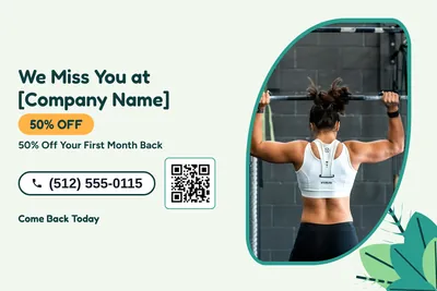 Jungle · Photo Frame: We Miss You at [Company Name]
