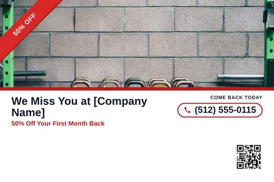 Local Offer · Ribbon and Stack: We Miss You at [Company Name]