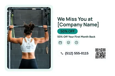Modern · Photo Frame: We Miss You at [Company Name]