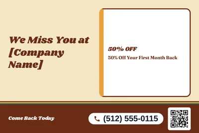 Retro 70s · Checklist: We Miss You at [Company Name]