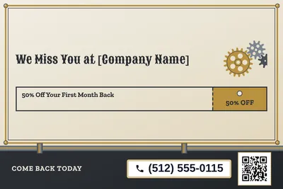 Steampunk · Coupon: We Miss You at [Company Name]