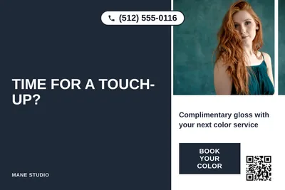 Bold Color Block · Vertical Split: Time For A Touch-Up?
