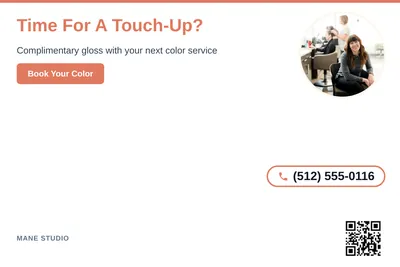 Clean Photo · Circle Photo Accent: Time For A Touch-Up?