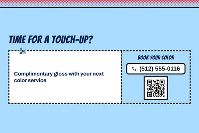 Comic pop · Coupon: Time For A Touch-Up?