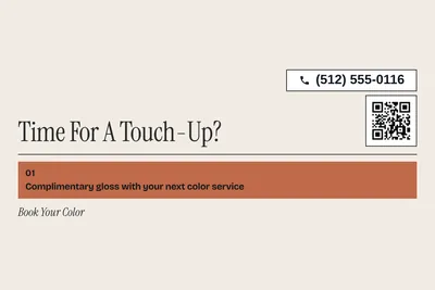 Contemporary · Offer Menu: Time For A Touch-Up?