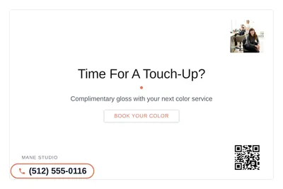Minimal White · Card Inset: Time For A Touch-Up?