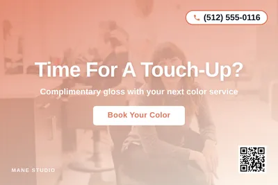 Modern Gradient · Centered Stack: Time For A Touch-Up?