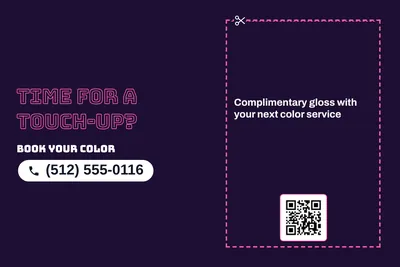 Neon night · Coupon: Time For A Touch-Up?