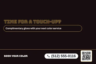 Neon night · Offer Menu: Time For A Touch-Up?